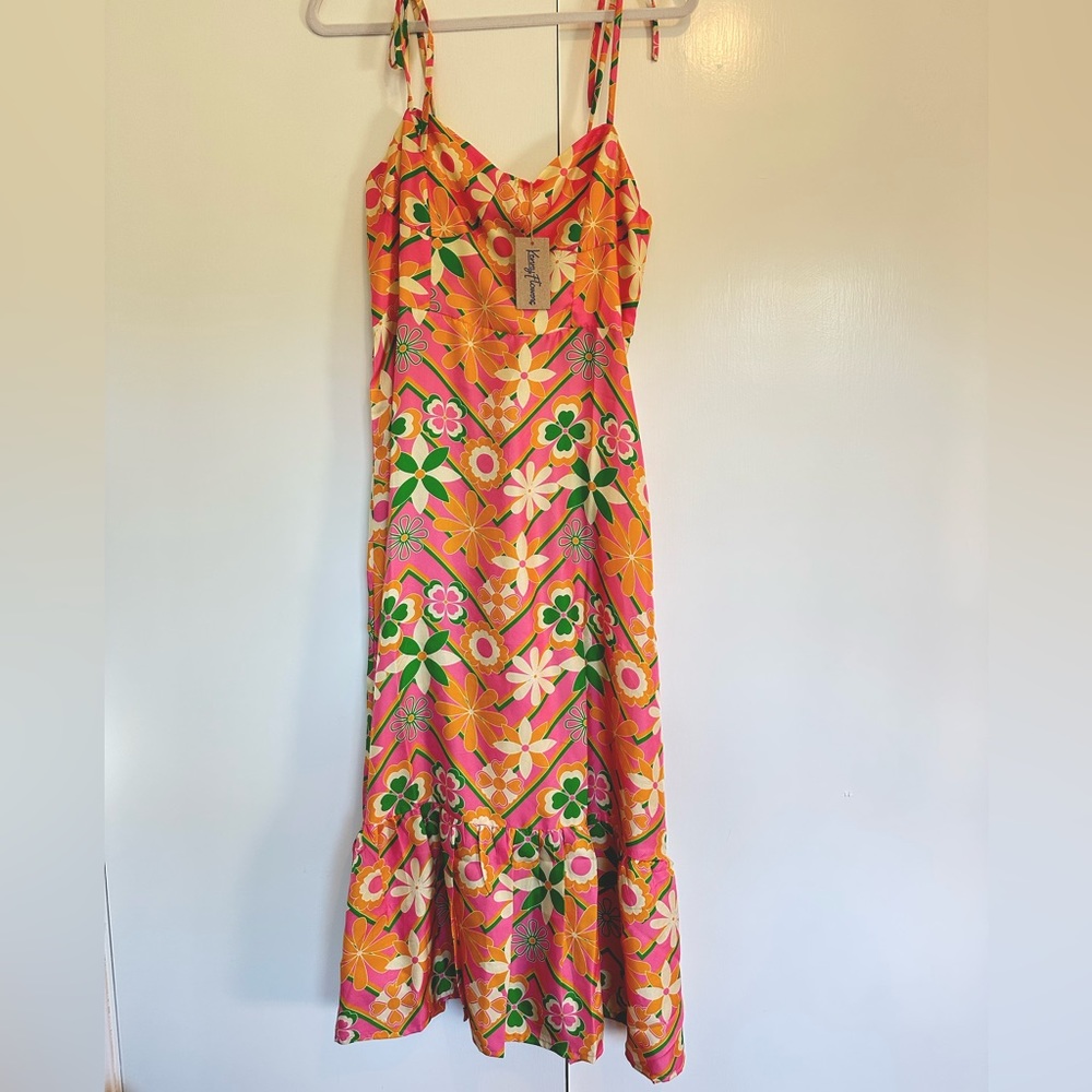 Kenny Flowers Floral Dress - NWT Large